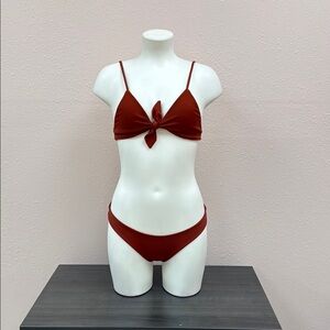 Elegant Rust Bikini Set